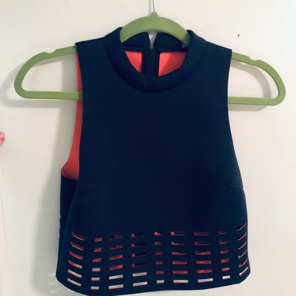 Tops - Navy Crop Top - Never Worn Before